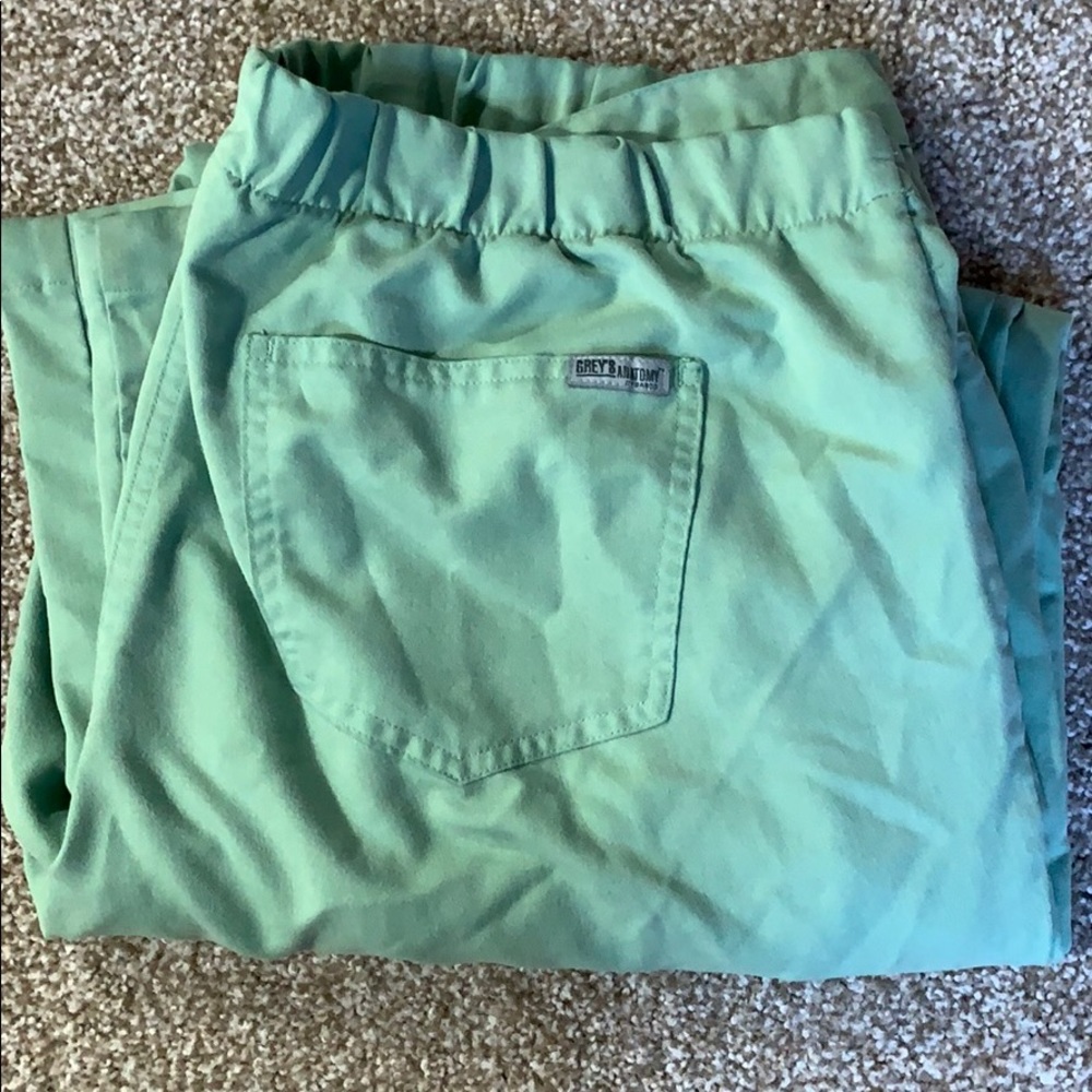 Greys anatomy light sage green scrub pants size xl